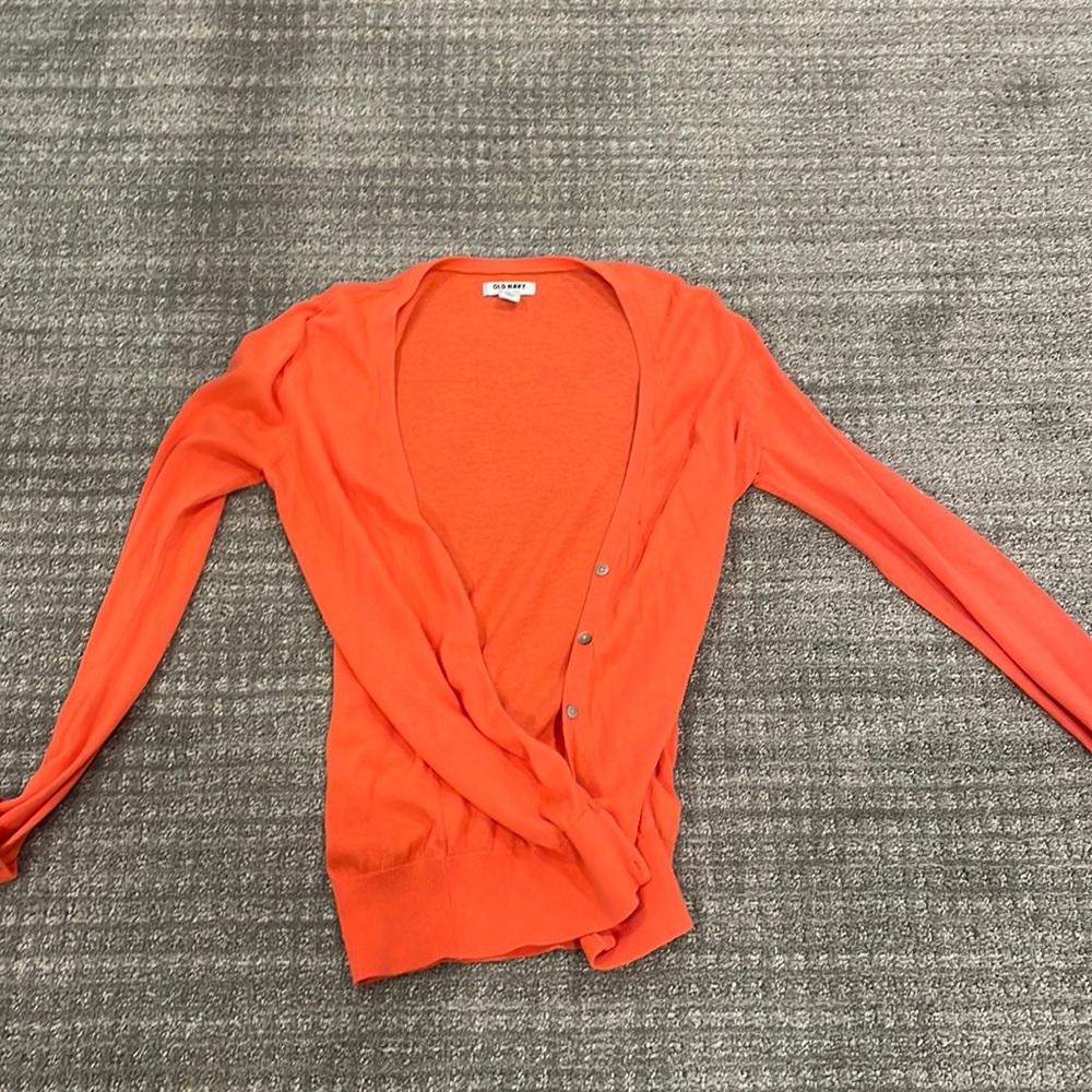 Coral Old Navy Cardigan